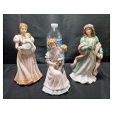 Homco Porcelain Ladies