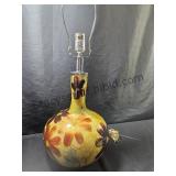 25 Inch Glass Lamp Base