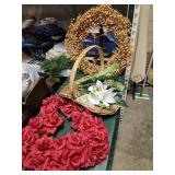 Wreaths, Craft Stems , Basket