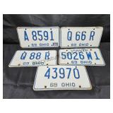 1960s License Plates