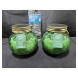 2 Mint & Coconut Candles