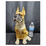 Poly Boxer Statue Chipped Ear