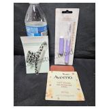 Clip, Lash Curler & Aveeno Face Mask