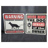 Warning Security Plaques