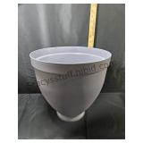 14 x 14 Plastic Planter DK Grey New