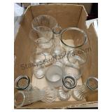 Box Of Glass Vases