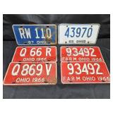1960s License Plates