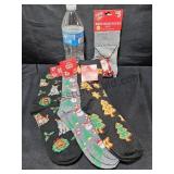 Christmas Socks Shoe SZ 4 to 10