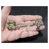 Irish Celtic Cross Keychain