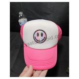 Pink Smiley Face Hat