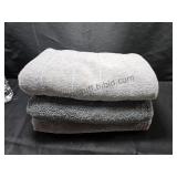 Grey Bath Towels Good Used