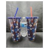 2 Plastic Cups