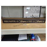 Nanas Wood Decor 36 Inch