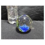 Pretty Art Glass Paperweight