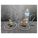 2 Courting Candle Holders