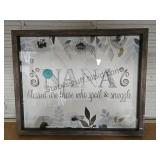 Nanas Shadowbox Picture 21x17
