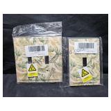 Double & Single Tropical Switchplates
