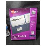 2 Pocket Folders 25 CT