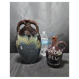 Pottery Vase & Jug