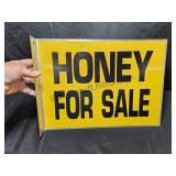 2 Sided Honey For Sale Sign
