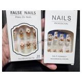 Fake Nails Bee & Cat