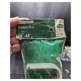 28 to 48 In Curtain Rod 3 In Deep