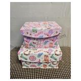 8 & 7 Inch Cowgirl Theme Storage Box