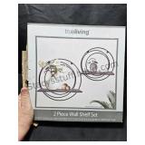 2 PC Round Wall Shelves