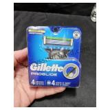 4 Pk Gillette Proglide Blades