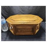 Nice Wood Storage Box 15.5 Inches
