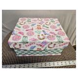 12x10x6 Cowgirl Theme Storage Box