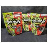 3 Bags Sour Punch Trees