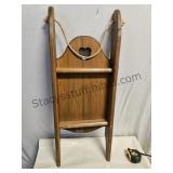 12x30 Wood Sled Shelf