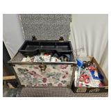 Sewing Box & Contents