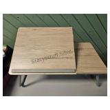 Folding Lap Table Adjustable Top