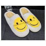Smiley Face Slippers SZ 7/8