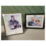 Framed President Bush Pictures