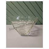 VTG Glass Punch Bowl
