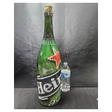 Heineken 3 QT Glass Bottle Sealed