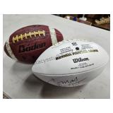 Footballs The One Is Signed Twice