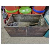 Old Wood Crate & Saws