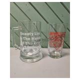Pete Rose Glass & Beer Mug