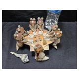 Seashell Frogs Playing Bingo