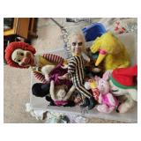Tote Of Collectable Stuffed Animals Need Cleaned