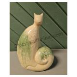 Ceramic Cat Statue