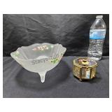 Glass Bowl & Trinket Dish