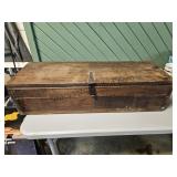31 Inch Old Wood Tool Box