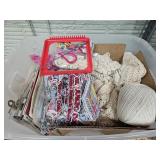 Tote Of Craft Supplies