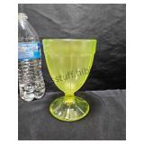 VTG Lime Green Glass