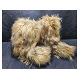 Furry Boots Mens 8 Womens 10.5